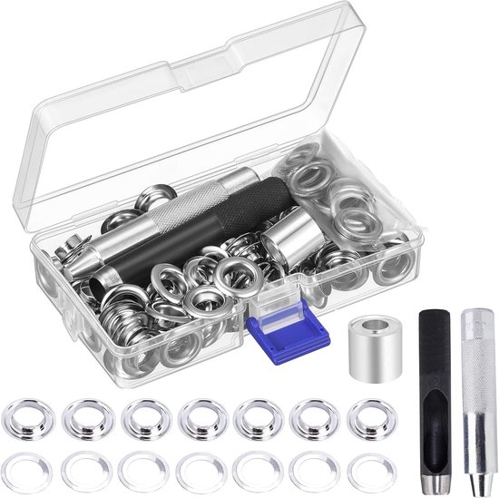 Ösenzangen-set Mit 12-mm-ösen Für Planen, Leder Und Stoffe – 100 Stück