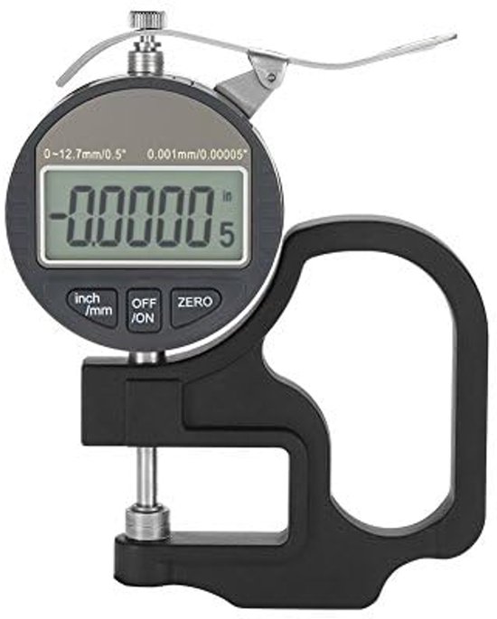 Numerisches Design, Werkzeug Zur Messung Des Filzpapiers Aus Cuir-papier, Schaumstoff, Bereich 0–12,7 Mm, Präzision 0,001 Mm (präzision: 0,001 Mm)