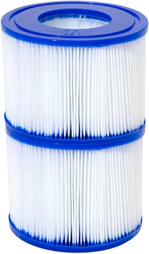 Doppelpackung Weiße Mittlere Filterkartusche Größe Vi – Hohe Qualität – Ersatzfilter Für Whirlpool