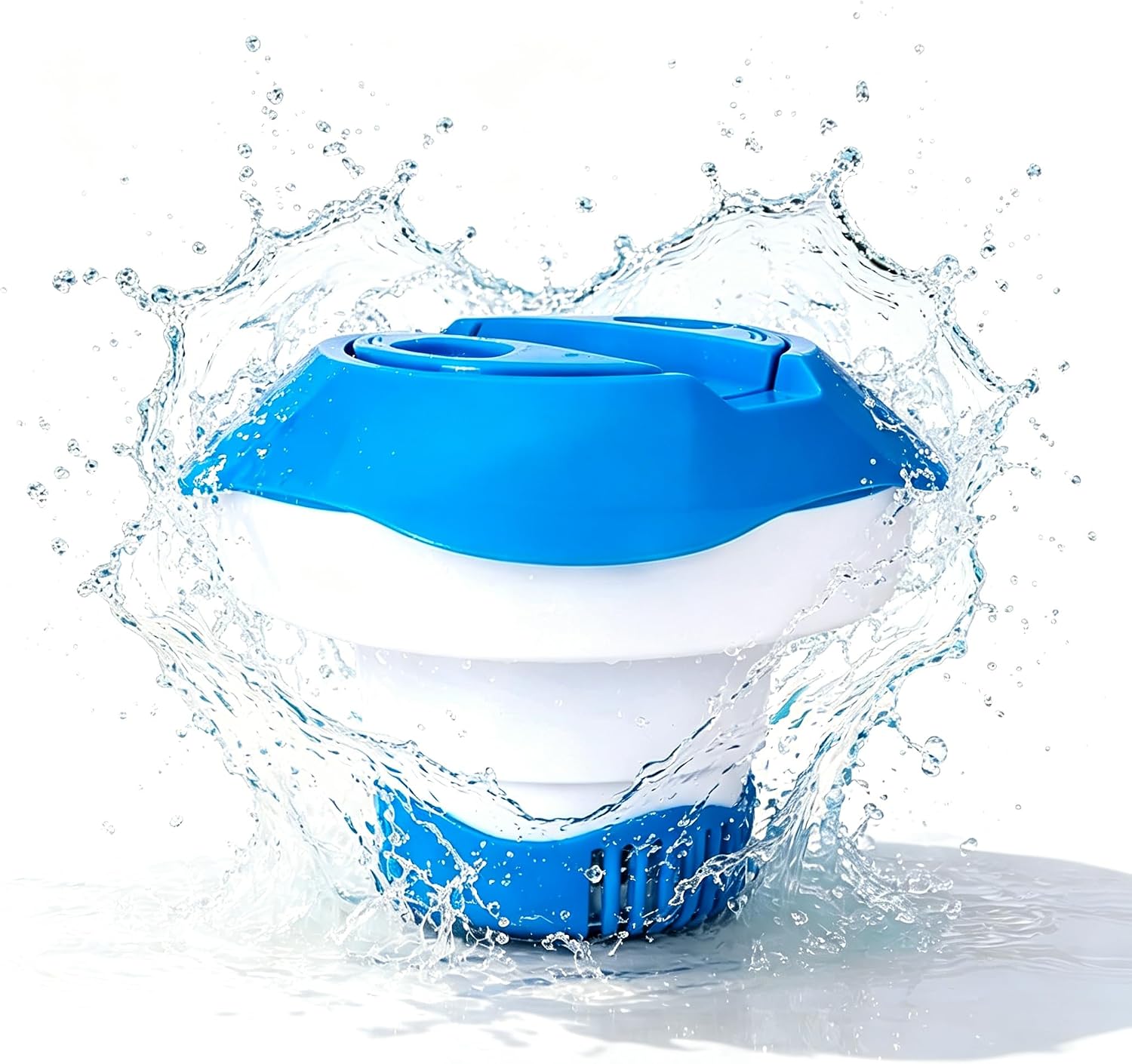Pool-chlor-dosierer, 7 Zoll Schwimmender Pool-chlor-dosierer Für 200g Chlor- Und Bromtabletten, Pool-chlor-schwimmspender Für Schwimmbäder, Whirlpools Und Aquarien