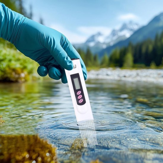 Wasserqualitätsmessgerät Hh Und Dh-wasserhärtemesser 1 Ppm Auflösung Messgenauigkeit Einstellbereich 0 9990 Ppm Mit Lcd-display Für Schwimmbad Weiß