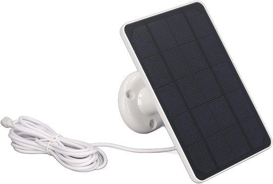 Wasserdichtes Solarpanel 4w 5v Akkuladegerät Usb-ladegerät Für Kameras 360° Verstellbare Halterung Solarpanel (weiß)