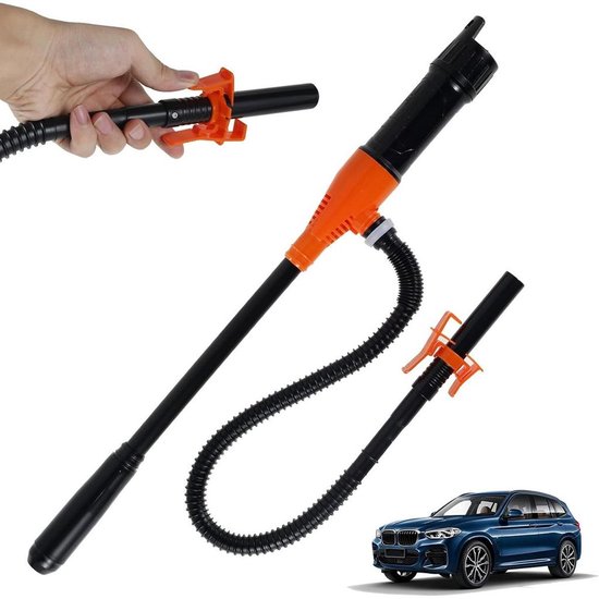 Elektrische Saugpumpe – Flüssigkeitsförderpumpe – Schwarz/orange