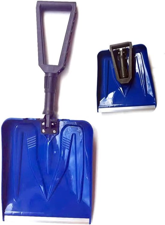 Eiskratzer – Gefrierkristall-schneeschaufel, Faltbar, Winterwerkzeug, Camping/garten, Blau