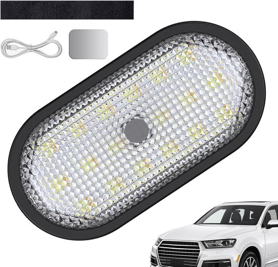 Innenraum-deckenleuchte Für Fahrzeuge Usb-wiederaufladbare Led-kuppelleuchte 6-farbiges Ambientebeleuchtungssystem Magnetische Befestigung