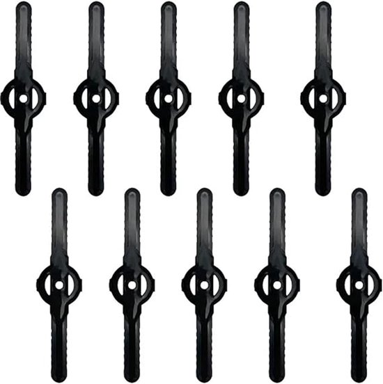 Rasenmäherzubehör – Gartengeräte, 10-teiliges Nylon-schneidmesserset