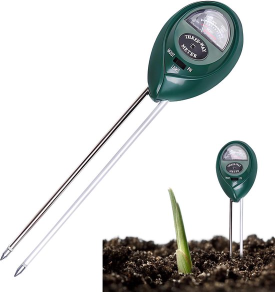 Bodenfeuchtemesser – Pflanzenfeuchteanzeige – Pflanzenpflege – Keine Batterien Erforderlich – 32 Cm – Grün