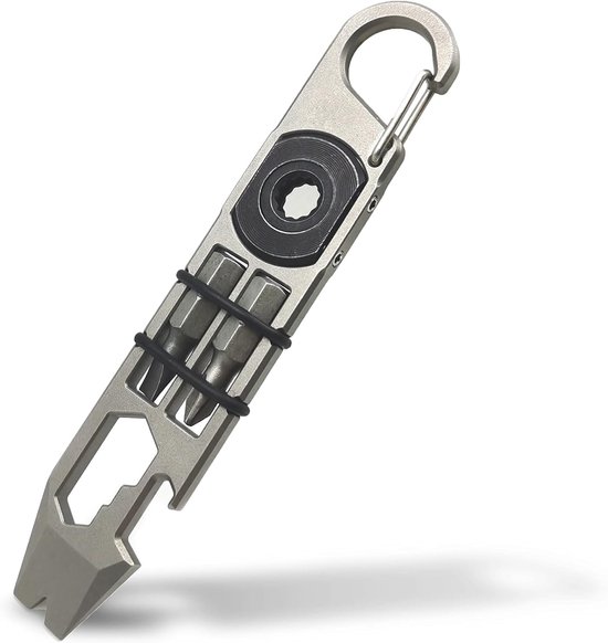 Multitool – Taschenhebel – Für Den Täglichen Gebrauch – Titanlegierung – 112 Cm Länge – Grau