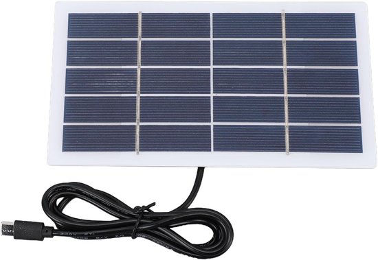 Solarpanel – Solarladegerät – Außenbeleuchtung – Usb-c-anschluss – 18 X 14 X 2 Cm