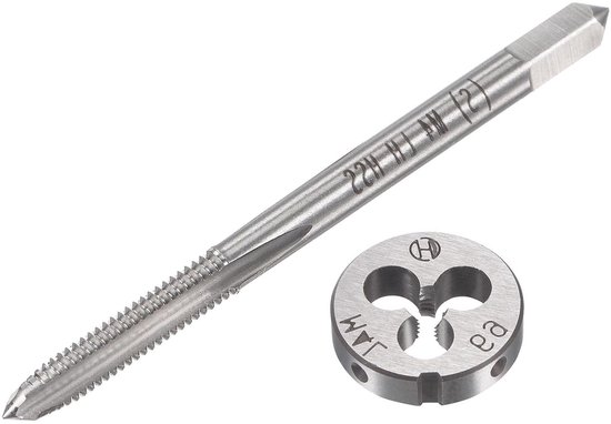 Von Shayne Metrisches Gewindeschneidset Linksgewindebohrer Hochgeschwindigkeitsstahl M4x0 7 Mm Effiziente Gewindereparatur Für Hobbybastler Und