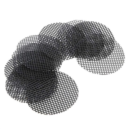 Dailygoods- Netzmatte - 10 Stück - Atmungsaktives Synthetikmaterial - Verhindert
