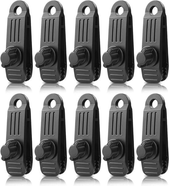 10er-pack Multifunktionale Zeltclips Für Zelte Und Planen – Robustes Und Windfestes Zubehör
