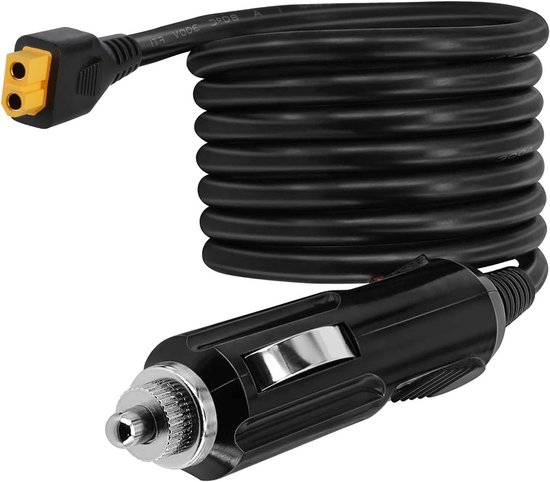 12v/24v Zigarettenanzünder-auf-xt60-anschlusskabel, Kfz-ladeadapter Für Tragbare Powerstations-lithium-akkus Und Drohnen-/modellflugzeug-ladegerät