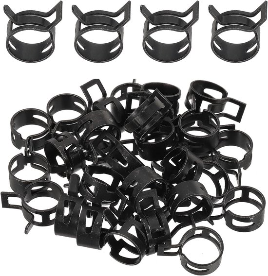 Schlauchschellen Mit Federband 32 Stück Für 14 15,5 Mm Außendurchmesser 13 Mm Innendurchmesser Manganstahl Federklemmen Für Kraftstoffleitungen S