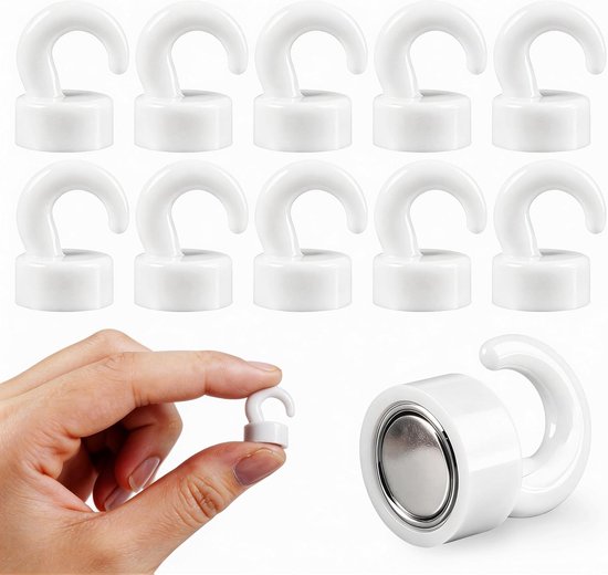 Starke Mini-magnete Mit Haken, Geeignet Für Büro, Klassenzimmer, Kreuzfahrtschiff Und Küche Niedliche Neodym-magnethaken, Ideal Für Den Kühlschrank Packungsgröße