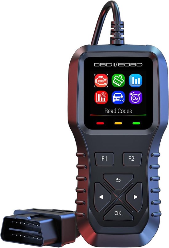 Obd2-scanner Obd2-diagnosegerät Fahrzeugcodeleser Für Motorsteuerung Live-daten Standbild Auf Farbbildschirm Mehrsprachig Plug Play Für Alle
