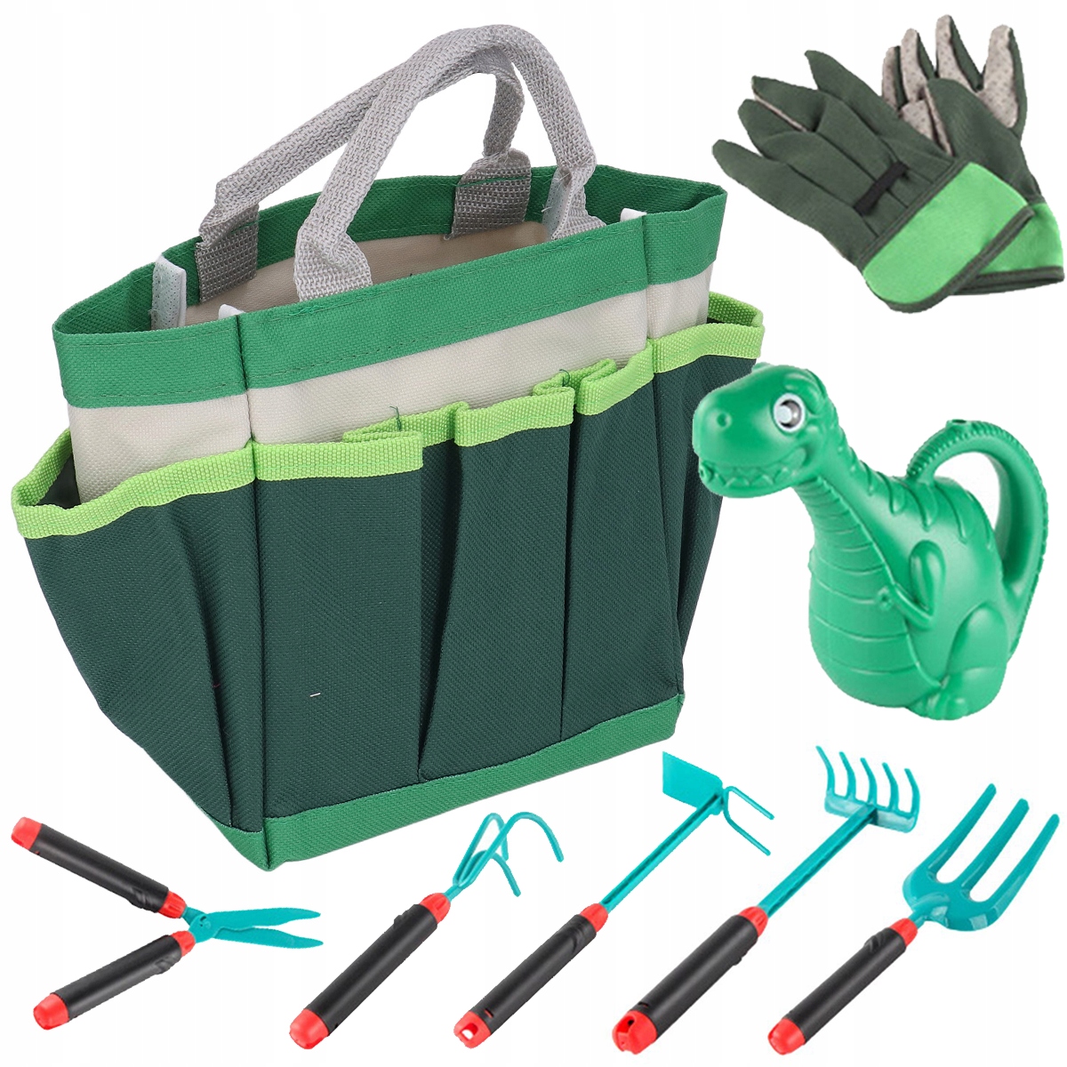 [paczc][5] Kinder-gartenwerkzeugset In Einer Tasche Mit Fächern U886