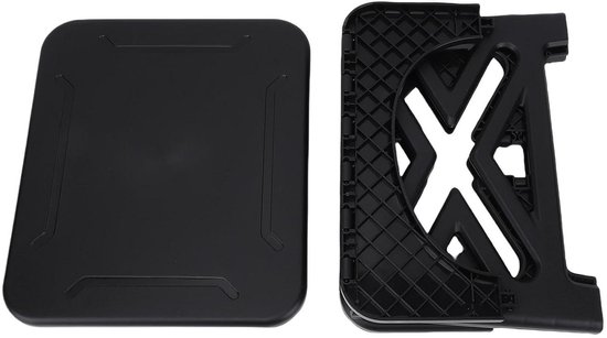 Tragbare Falt-toilette – Reise- Und Campingtoilette – Für Outdoor-aktivitäten – Stabiler Stand – Tragkraft: 100 Kg – Schwarz