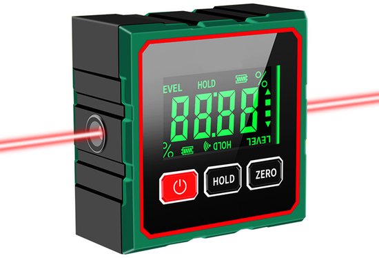 Winkelmesser Digitaler Winkelmesser Digitaler Neigungsmesser Digitale Wasserwaage Magnetischer Winkelmesser Usb-aufladbar Lcd-display Wasserdicht 4