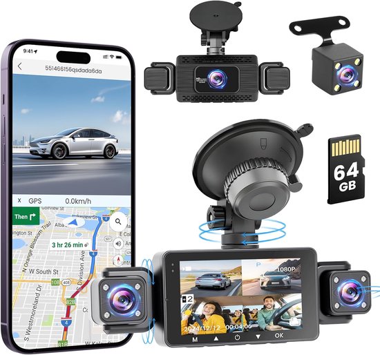 Auto-dashcam – Autokamera – Fahrtenschreiber – Fahrkamera