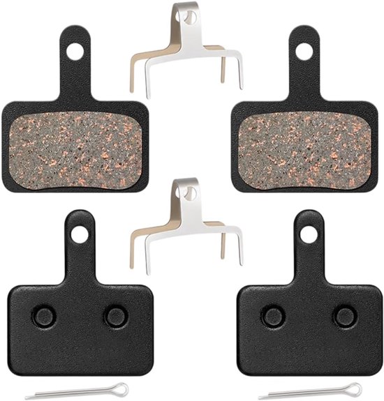 Fahrrad-scheibenbremsbeläge, 2er-set, Harz & Halbmetall – Passend Für Shimano B01s/b03s/b05s & Passend Für Mt200/mt400/mt500