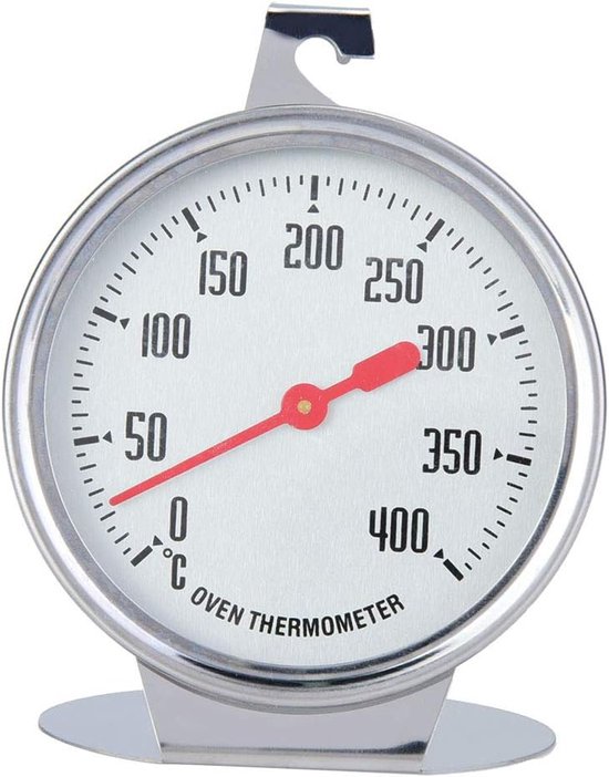 Ofenthermometer, 0–400 °c Edelstahl-backthermometer, Lebensmitteltemperaturmesser Für Backofen Und Grill