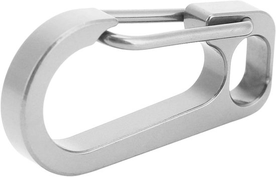 Karabiner-schlüsselanhänger Aus Titanlegierung Bergsteigerschnalle Klettersicherheit Schnellverschlusskarabiner Mit Federschnappverschluss Für