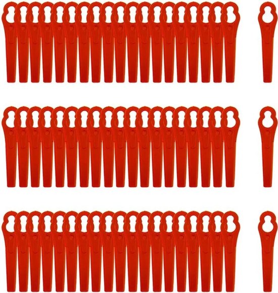 Akku-rasenmäher Mit 100 Klingen Und Kunststoffklingen.