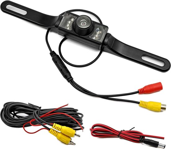 Autokamera Mit Kennzeichenhalterung 8 Infrarotlichtern Staub Wasser Und Beschlagfest Hd-nachtsicht-rückfahrkamera Für Pkw Suvs Lkws Wohnmobile