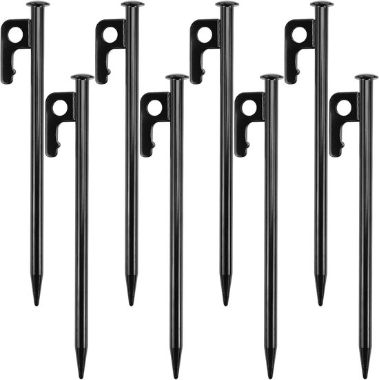 Erdanker, 8 Stück, Robust, 20 Cm, Zeltnägel, Sturmfest, Heringe, Zelt, Schraubheringe Für Outdoor-aktivitäten, Wandern