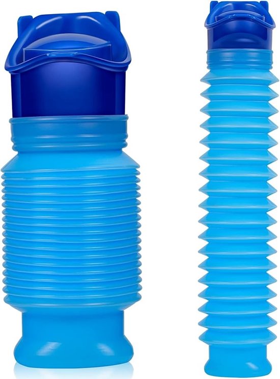 Allecto Plus – Tragbare Nottoilette Für Camping Und Reisen Mit 750-ml-urinflasche – Faltbar Und Mobil – Ideal Zum Wandern Und Für Staus