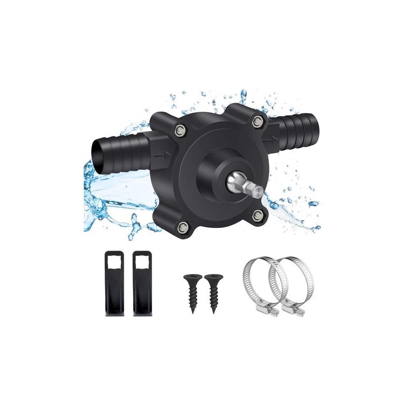 Bohrpumpen, Elektrische Bohrpumpen, Tragbare Mini-dieselwasserpumpe Für Flüssigkeiten (diesel, Öl, Wasser), Selbstansaugende Handpumpe Für Haus, Garten, Mini-pool Und Springbrunnen