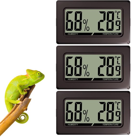 2er 3er-set Thermometer Hygrometer Für Den Innenbereich Digitales Lcd-hygrometer Zur Messung Der Luftfeuchtigkeit Und Temperatur Geeignet Für Und