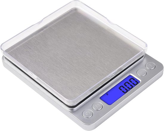 Präzisionswaage 500 G Bis 0 01 G Küchenwaage Taschenwaage Und Schmuckwaage Hochpräzise Elektronische Waage Beleuchtetes Lcd-display Inklusive 0,01 G