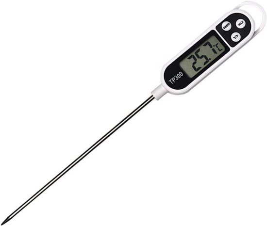 Elektronisches Digitales Digitales Grillthermometer Für Den Außenbereich, Grill, Küche Und Fleisch (farbe: Schwarz)
