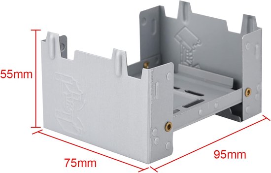Faltbarer Gaskocher, 98 X 75 Mm, Festbrennstoff, Outdoor, Militär, Tragbar, Für Holzverbrennung