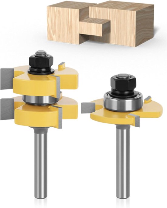 8-mm-fräser-set Für Holzbearbeitung – Nut- Und Federfräser – Werkzeuge Zum Holzschneiden