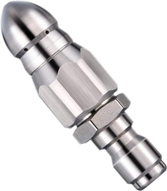 Hochdruckreinigungsdüse Aus Edelstahl Zur Abflussreinigung - Für Hochdruckreiniger - Rückstrahldüse/raketendüse (für 1/4"-schlauch)