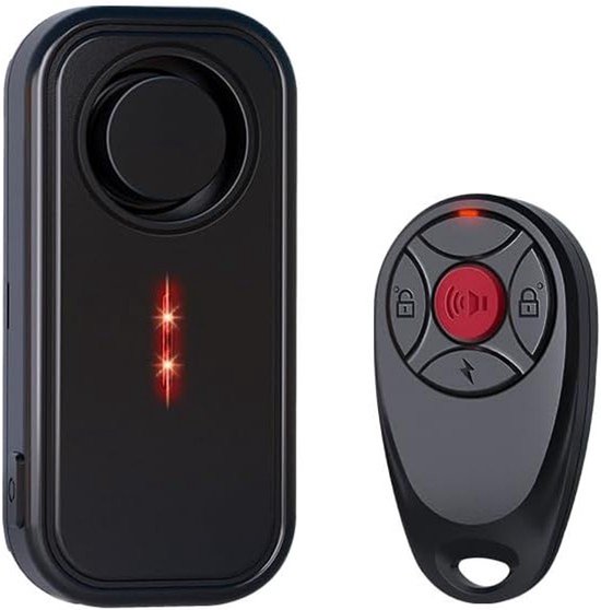 Kabelloser Fahrraddiebstahlalarm Mit Fernbedienung 113 Db Vibrationsalarm Für E-bikes Und Roller Wasserdichtes System Mit Bewegungssensor Und