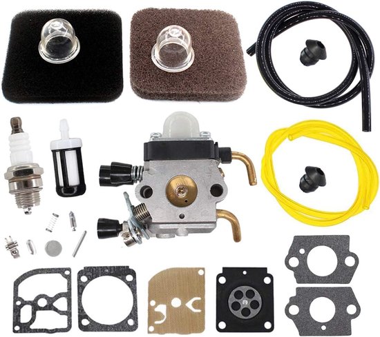 Vergaser-set – Passend Für Stihl Fs85, Fs75, Fs80, Km85, Hs75, Hs80, Hs85, Mit Luftfilter Und Zündkerze
