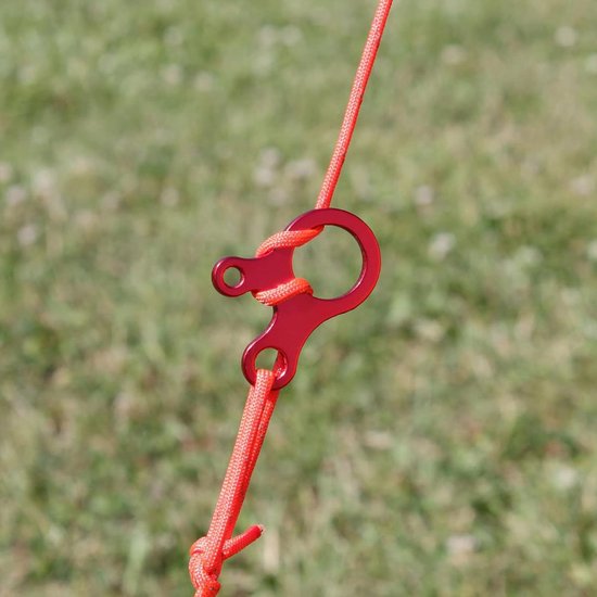 12 Stück Zeltfederschnalle Spannfedern Für Markisen Zeltschnalle Markisenkordelspanner Campingzubehör Outdoor-zubehör Für Campingzelte Rot