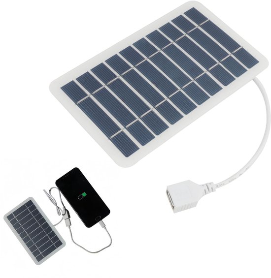 Dailygoods – Tragbares 2-w-solarpanel Mit Usb-anschluss Für Smartphones Und Powerbanks