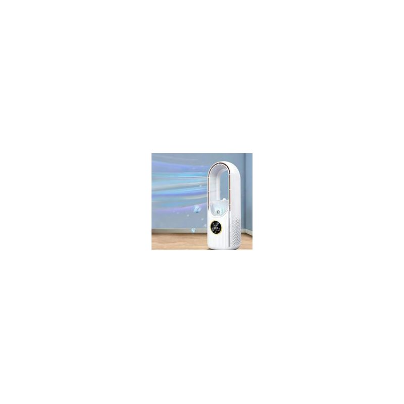 Leiser, Blattloser Turmventilator – 35 Db – 6 Geschwindigkeitsstufen – Luftbefeuchtung – 6-stunden-timer – Led-anzeige – Für Schlaf- Und Wohnzimmer – Enlenk