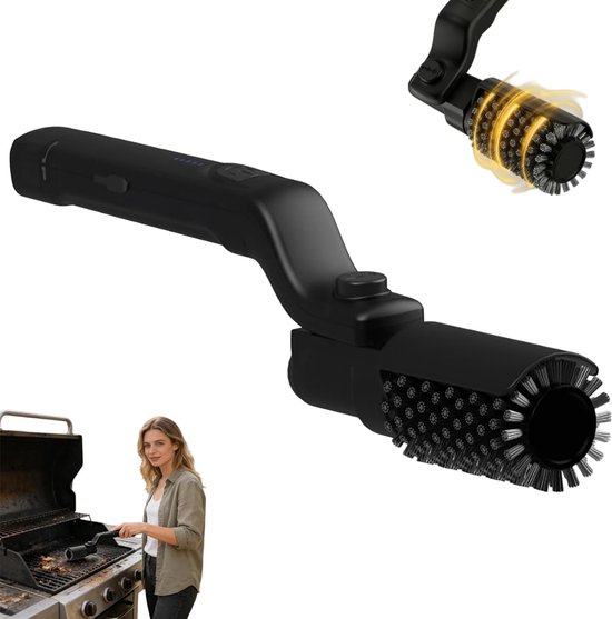 Elektrische Grillbürste Kabelloser Grillreiniger Für Angebrannte Speisereste Sichere Bürstenlose Elektrogrills Reinigungswerkzeuge Für Grills Im