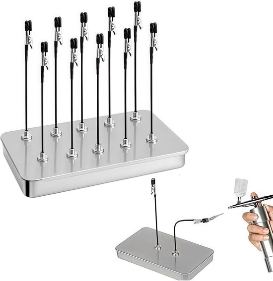 12 Flexible Löthilfen Krokodilklemmen Mit Magnetfuß 1 Lötkolben Dritte Hand Zum Löten Modellbau-malwerkzeug Mit Ständer Ideal Für Modellbau Und