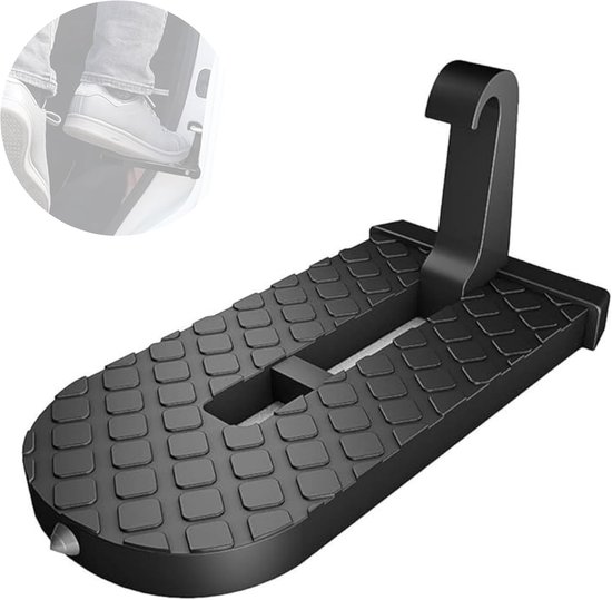 Trittstufe Für Autotüren – Klappbares Pedal – Erreicht Das Dach – Integrierter Sicherheitshammer – 15,5 X 7,6 Cm