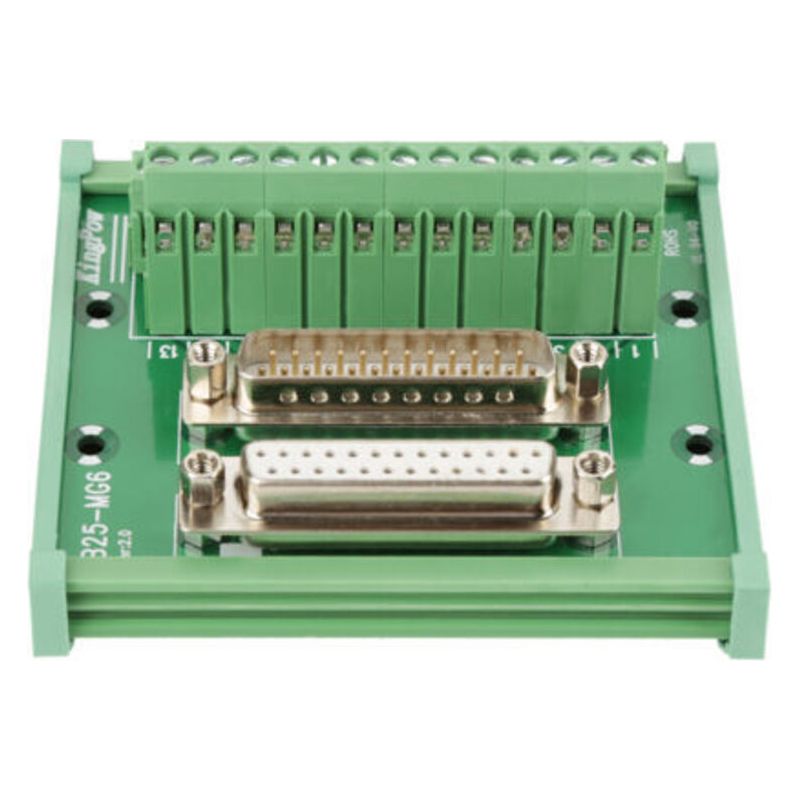 Db25 D Sub Stecker- Und Buchsen-breakout-board-klemmenblock-din-schienenmontage-schnittstellenmodul