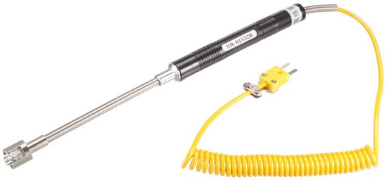 Oberflächen-thermoelement – Temperatursensor – Misst Hohe Temperaturen – Breiter Messbereich – 12 Cm Länge