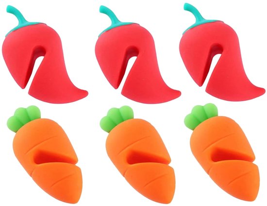 Auslaufschutz Küchenaccessoire 6er Set Lebensmittelechtes Silikon