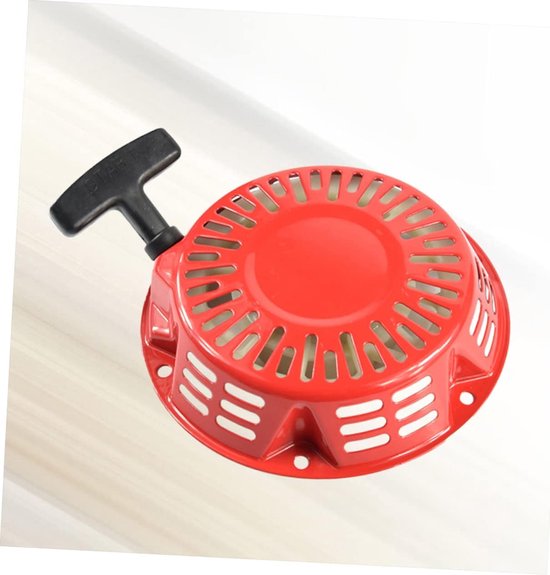 Seilzugstarter – Befestigung Mit Zugseil – Motorstart – Robustes Material – 160 Mm – Rot